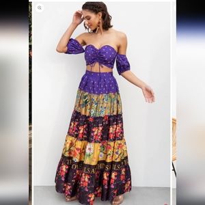 Two piece Maxi Skirt.